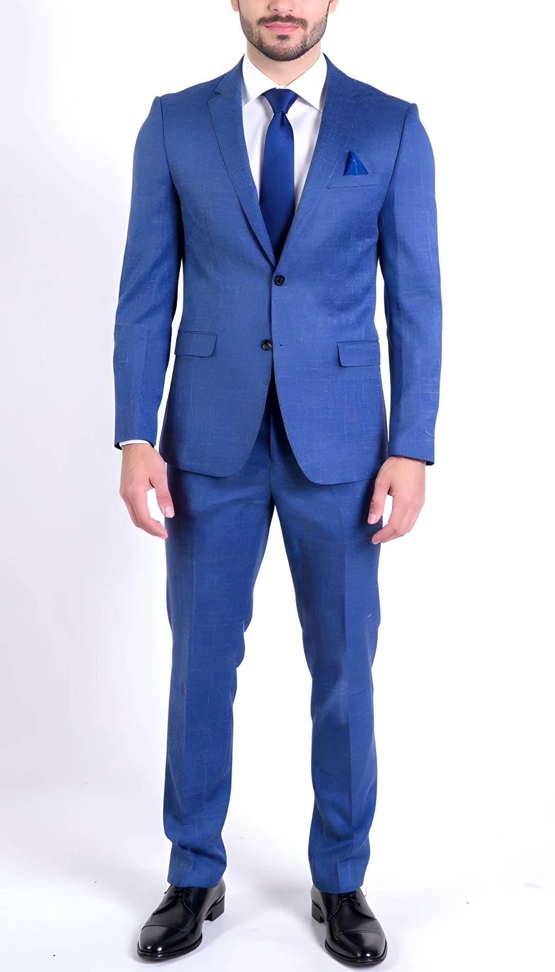 Ferrecci Harwin Mens Hunter Green Textured Tweed Suit.