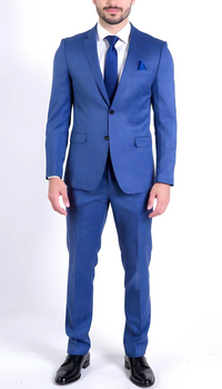 Ferrecci Harwin Mens Hunter Green Textured Tweed Suit.