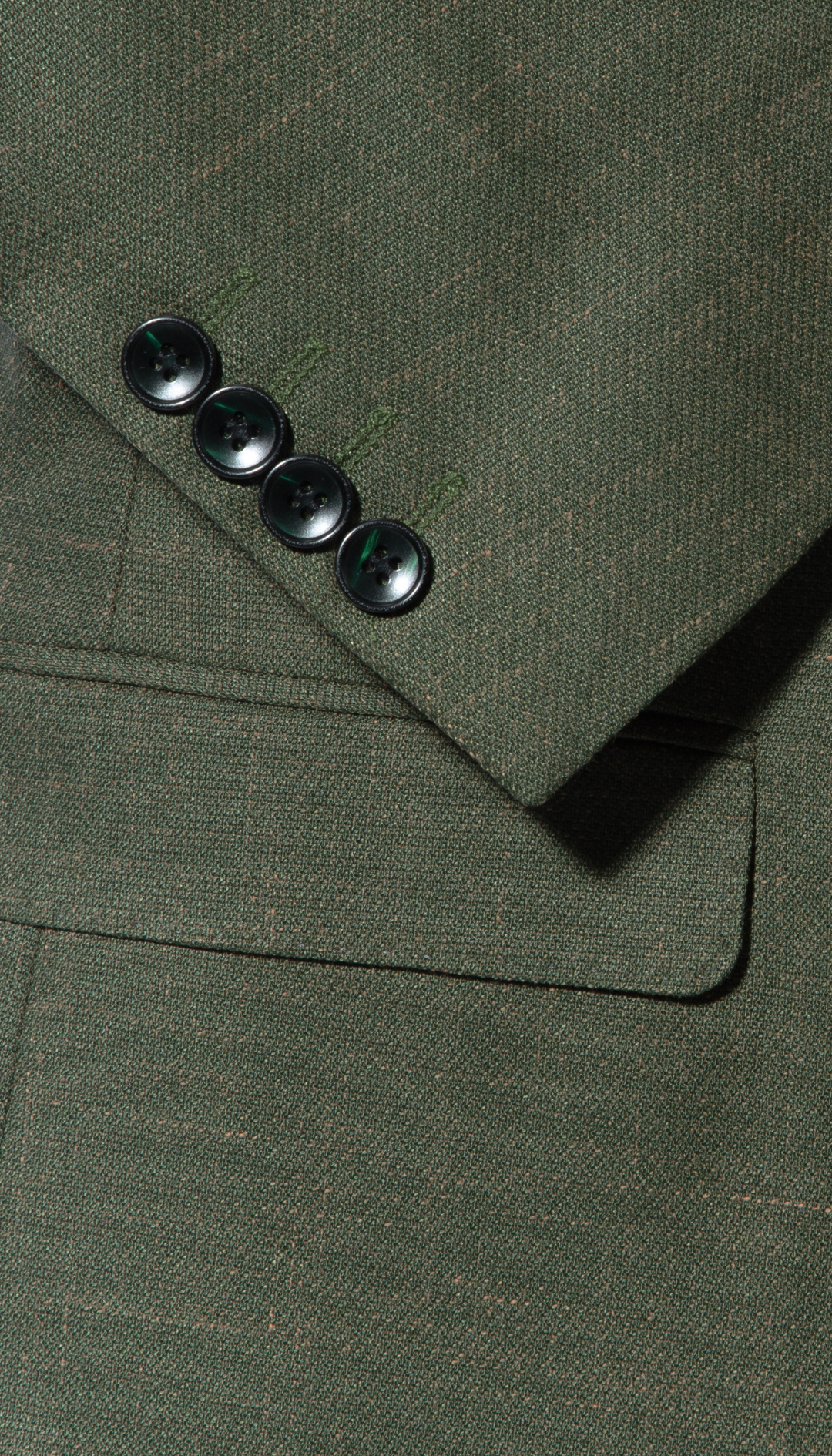 Ferrecci Harwin Mens Hunter Green Textured Tweed Suit.