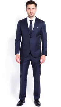 Ferrecci Harwin Mens Hunter Green Textured Tweed Suit.