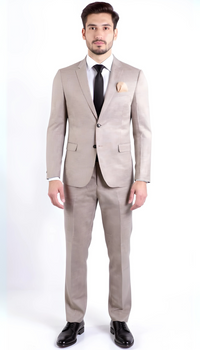 Ferrecci Nelson Men's Grey 2 Button Slim Fit Notch Lapel Suit