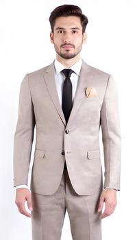 Ferrecci Nelson Men's Grey 2 Button Slim Fit Notch Lapel Suit