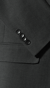 The Ironwood Cord Men's Charcoal 2 Button Slim Fit Notch Lapel Suit