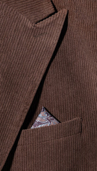 The Cordell 2pc Cotton Corduroy Notch Lapel Suit