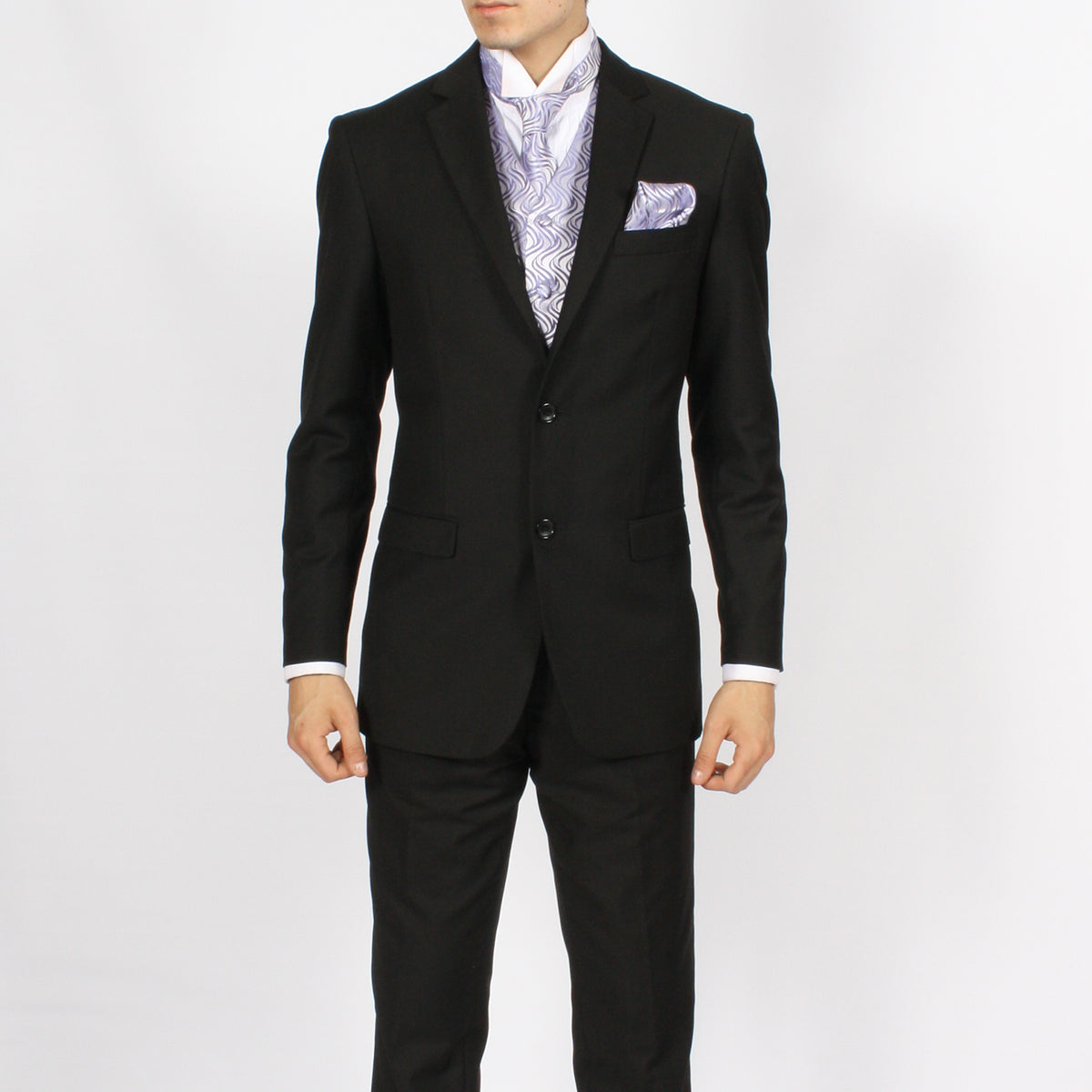 Ferrecci Mens PV150 - Purple with White Back Adjustable Vest Set