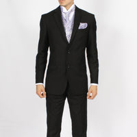 Ferrecci Mens PV150 - Purple with White Back Adjustable Vest Set