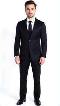 Rockford Peak Lapel Double 2 Button With Double Breasted Vest- Slim Fit