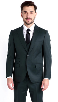 Rockford Peak Lapel Double 2 Button With Double Breasted Vest- Slim Fit