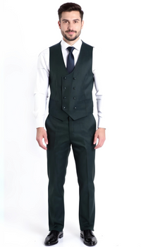 Rockford Peak Lapel Double 2 Button With Double Breasted Vest- Slim Fit