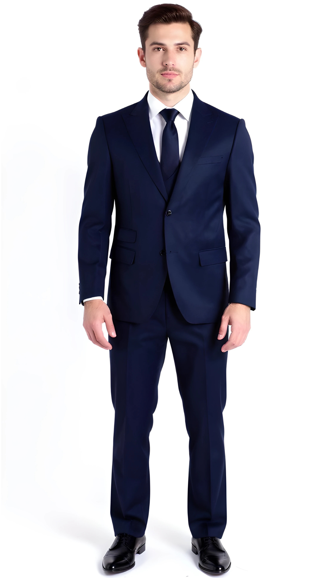 Rockford Peak Lapel Double 2 Button With Double Breasted Vest- Slim Fit