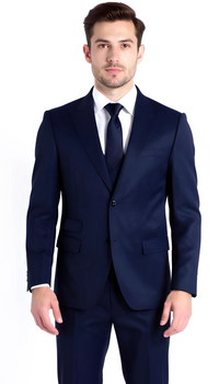 Rockford Peak Lapel Double 2 Button With Double Breasted Vest- Slim Fit