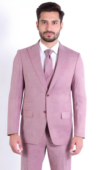 Rockford Hunter Green Peak Lapel Double Breasted Suit - Slim Fit