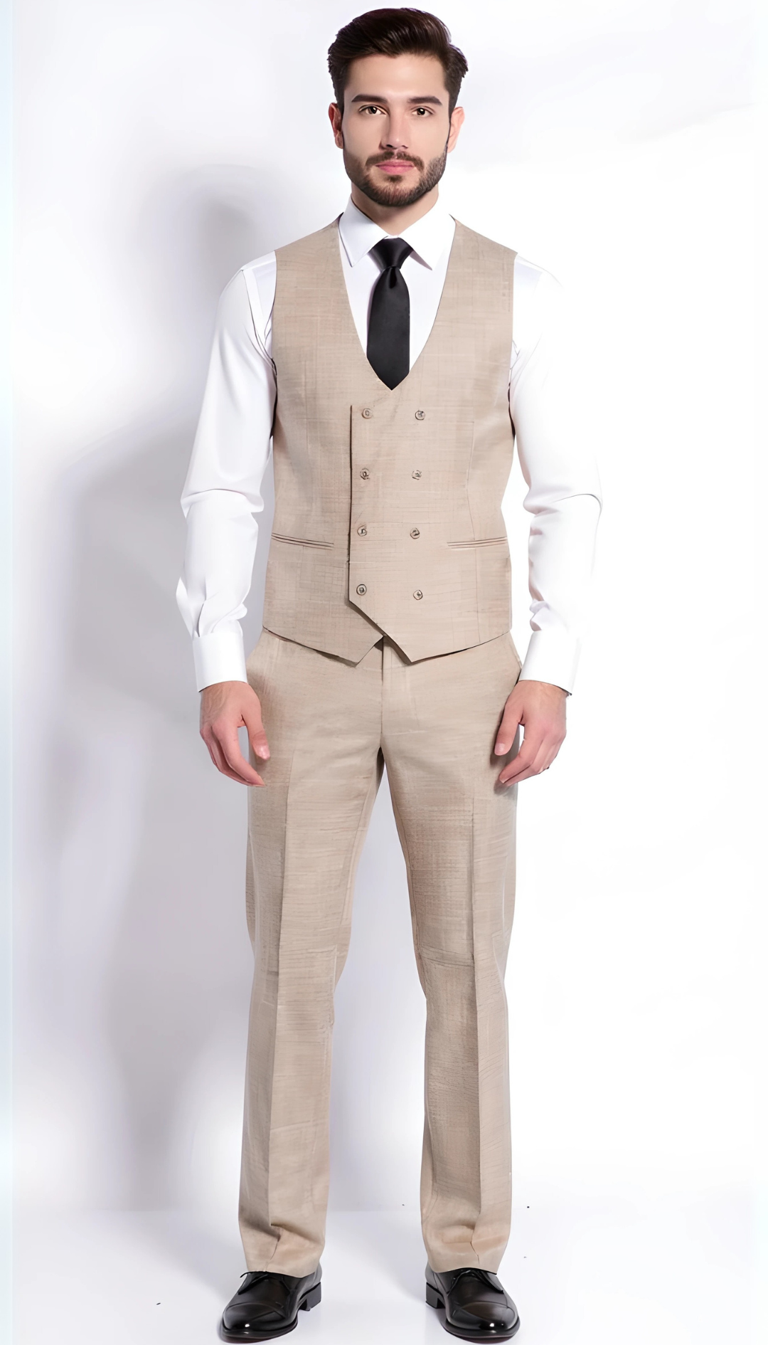 Rockford Peak Lapel Double 2 Button With Double Breasted Vest- Slim Fit