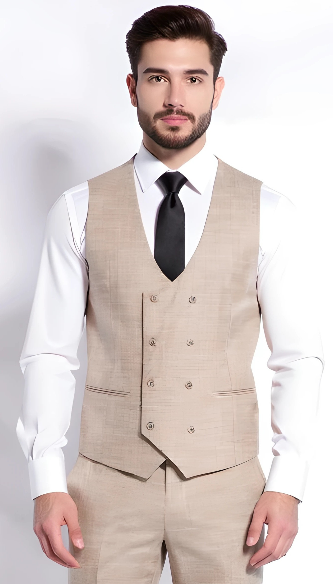 Rockford Peak Lapel Double 2 Button With Double Breasted Vest- Slim Fit