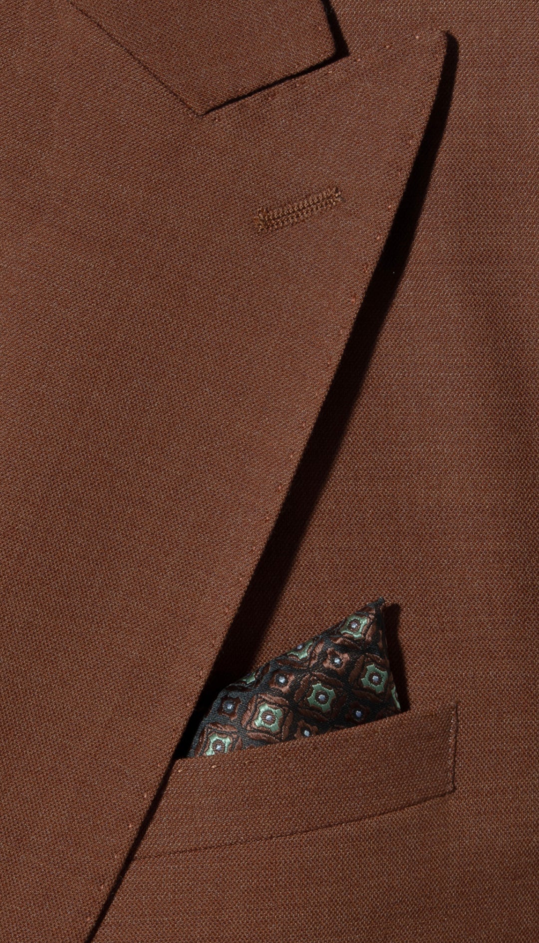 Rockford Hunter Green Peak Lapel Double Breasted Suit - Slim Fit