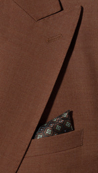 Rockford Hunter Green Peak Lapel Double Breasted Suit - Slim Fit