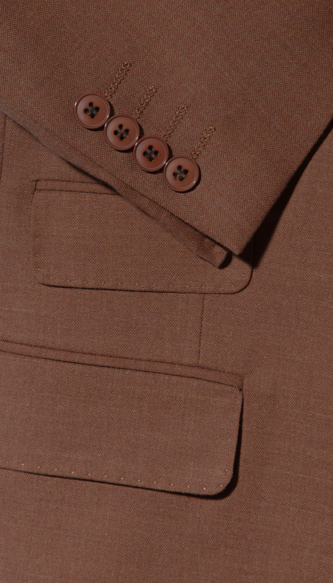 Rockford Hunter Green Peak Lapel Double Breasted Suit - Slim Fit