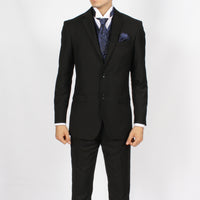 Ferrecci Mens PV150 - Navy/Black with Black Back Adjustable Vest Set