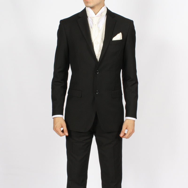 Ferrecci Mens PV150 - Emerald Green with Black Back Adjustable Vest Set
