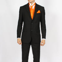 Ferrecci Mens PV150 - Orange with Orange Back Adjustable Vest Set
