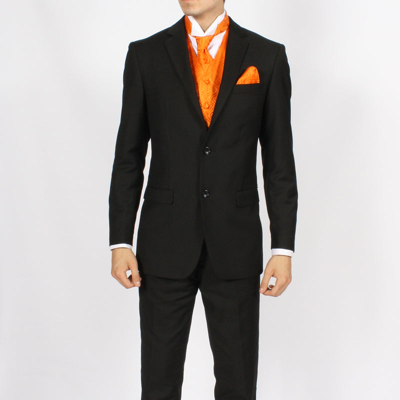 Ferrecci Mens PV150 - Orange with Orange Back Adjustable Vest Set