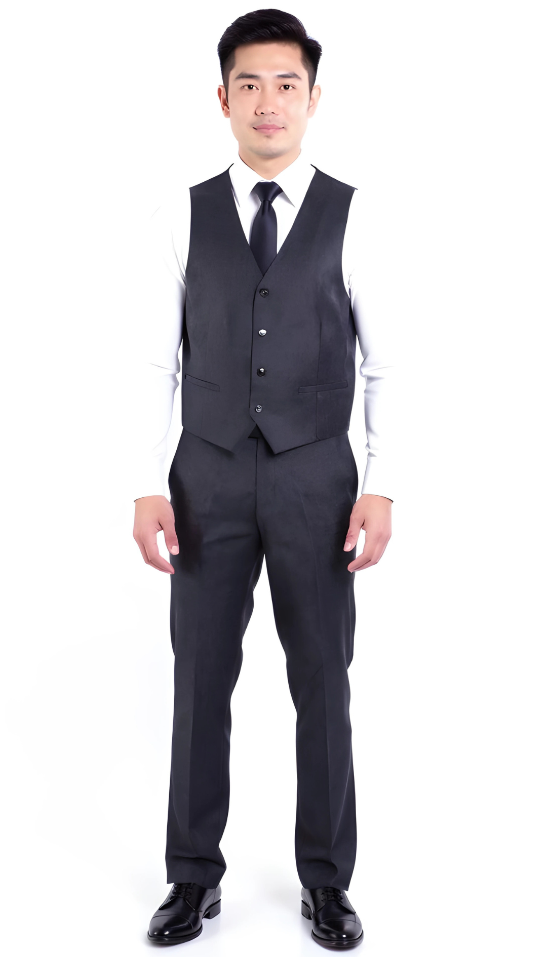 The Ironwood Cord Men's Charcoal 2 Button Slim Fit Notch Lapel Suit