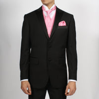 Ferrecci Mens PV300 - Rose with White Back Adjustable Diamond Vest Set