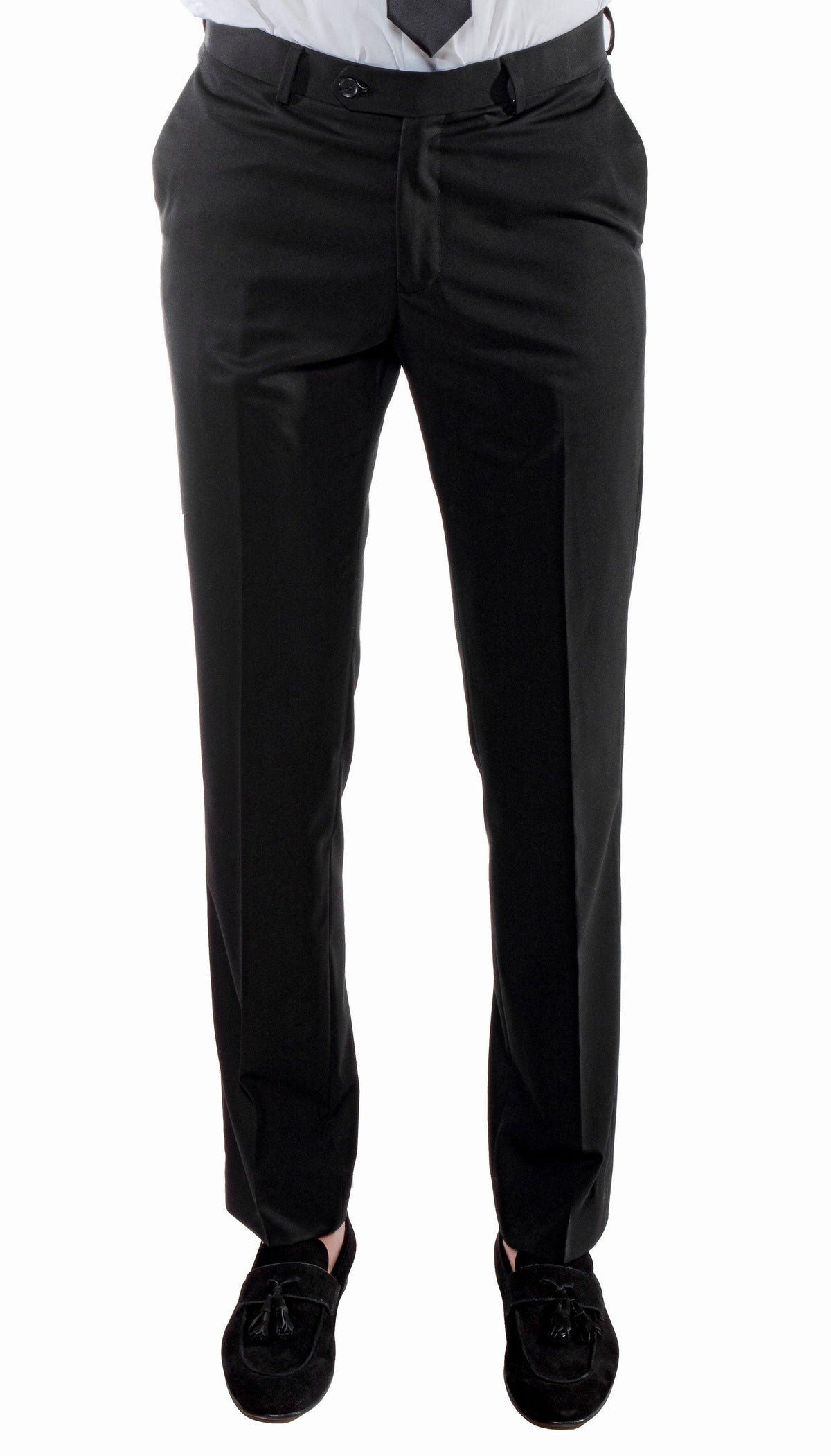 Ferrecci Mens Savannah Black Slim Fit 3 Piece Suit - Ferrecci USA