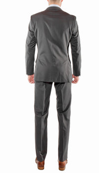 Ferrecci Mens Savannah Charcoal Slim Fit 3 Piece Suit - Ferrecci USA