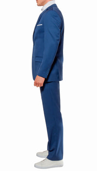 Ferrecci Mens Savannah Indigo Slim Fit 3 Piece Suit - Ferrecci USA