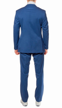 Ferrecci Mens Savannah Indigo Slim Fit 3 Piece Suit - Ferrecci USA
