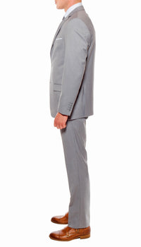 Ferrecci Mens Savannah Light Grey Slim Fit 3 Piece Suit - Ferrecci USA