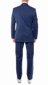 Ferrecci Mens Savannah Navy Slim Fit 3 Piece Suit - Ferrecci USA
