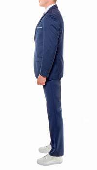 Ferrecci Mens Savannah Navy Slim Fit 3 Piece Suit - Ferrecci USA