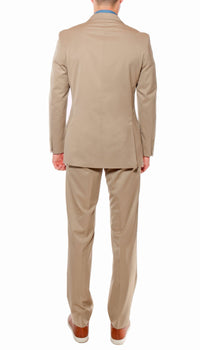 Ferrecci Mens Savannah Tan Slim Fit 3 Piece Suit - Ferrecci USA