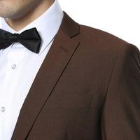 Hudson Brown Slim Fit 2 Piece Suit - Ferrecci USA
