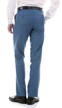 Oslo Teal Notch Lapel 2 Piece Slim Fit Suit - Ferrecci USA