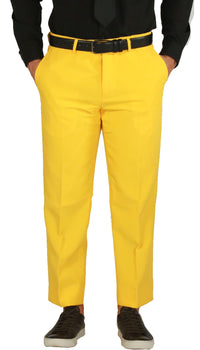 Paul Lorenzo Mens Yellow Slim Fit 2 Piece Suit - Ferrecci USA