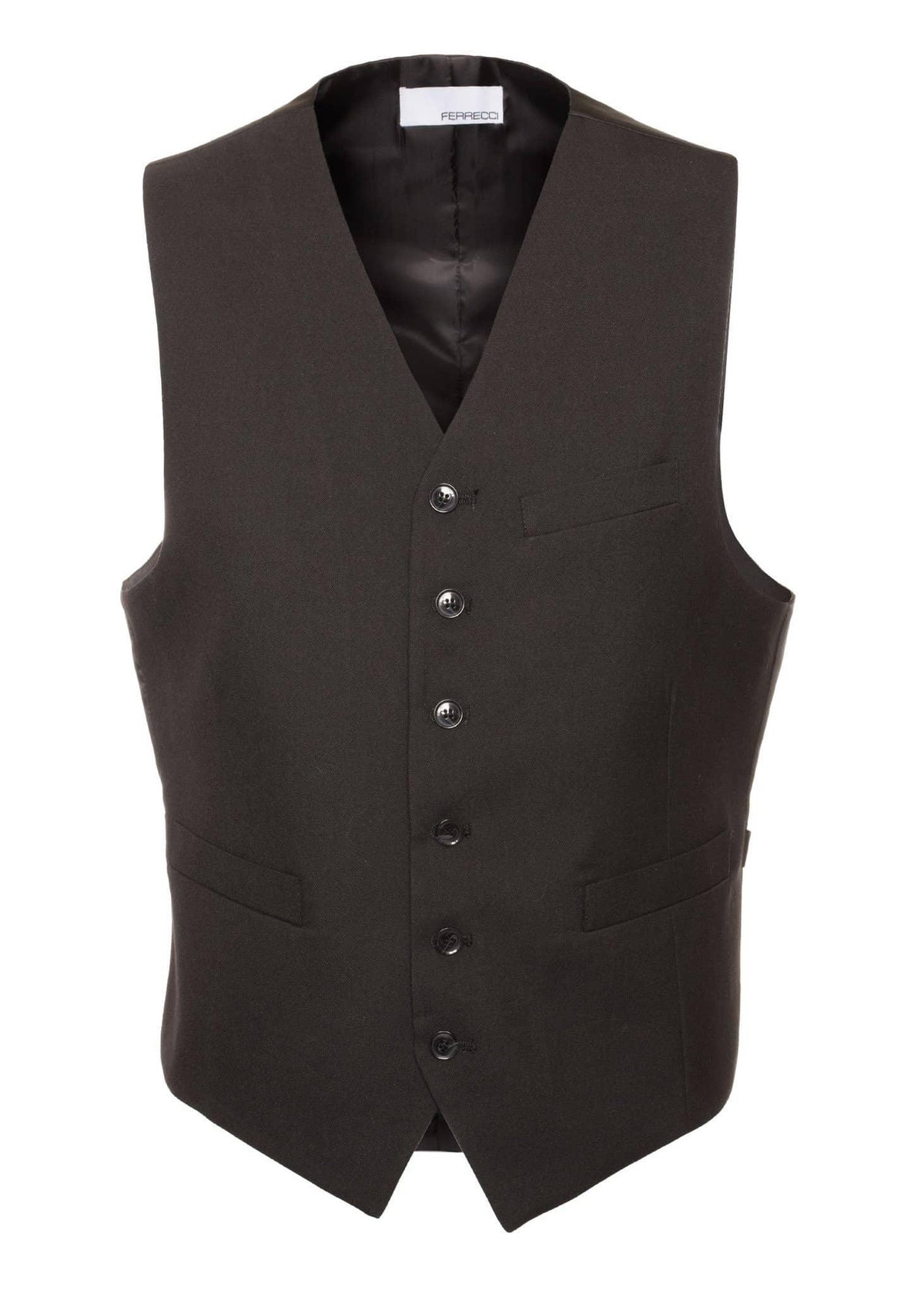 Solo Adjustable Casual & Formal Black Vest - Ferrecci USA