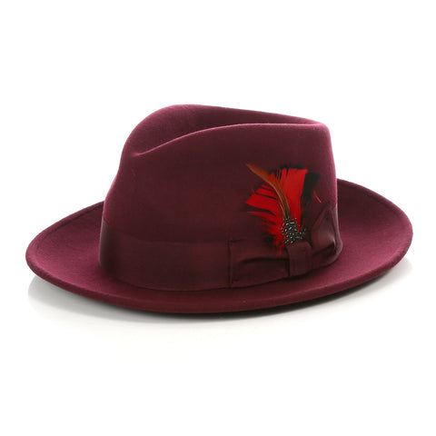 Premium Wool Brown Top Hat