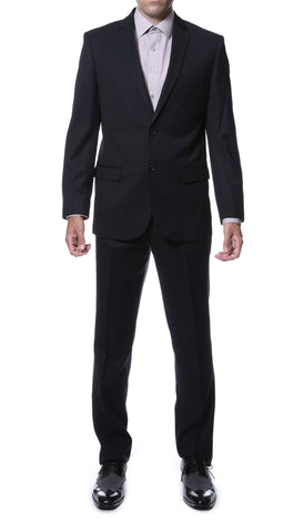 Ernesto Black Pinstripe Slim Fit 2pc Suit