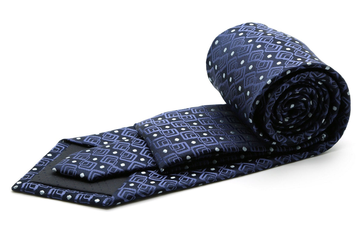 Premium Triple Square Pattern Ties - FHYINC best men's suits, tuxedos, formal men's wear wholesale