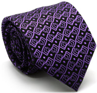 Premium Triple Square Pattern Ties - FHYINC best men's suits, tuxedos, formal men's wear wholesale