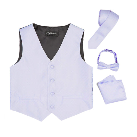 Ferrecci Boys 300 Series Vest Set Lilac