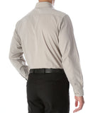 Leo Mens Grey Slim Fit Cotton Dress Shirt - FHYINC best men's suits, tuxedos, formal men's wear wholesale