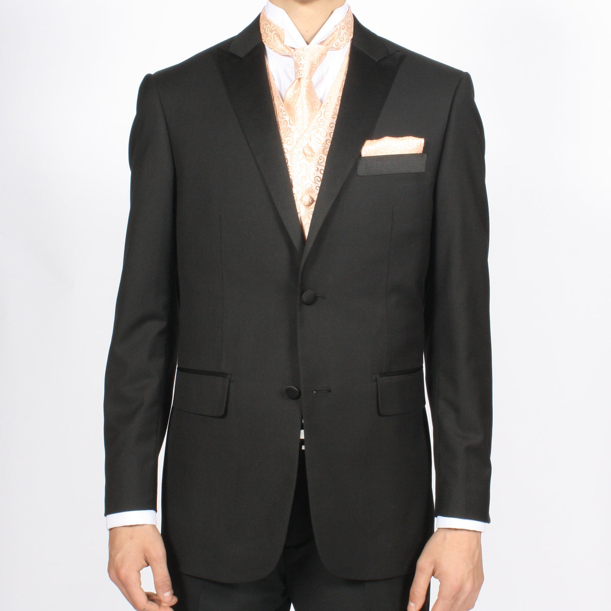 Ferrecci Mens PV50-7 Peach Vest Set - FHYINC best men's suits, tuxedos, formal men's wear wholesale