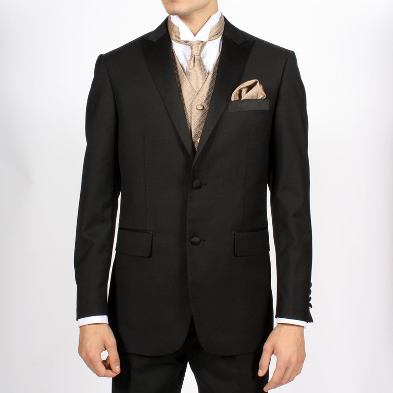 Ferrecci Mens VEST300-35-Champagne Diamond Vest Set - FHYINC best men's suits, tuxedos, formal men's wear wholesale