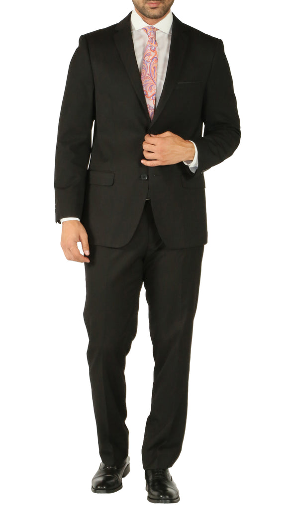 Windsor Black Slim Fit 2pc Suit - FHYINC best men