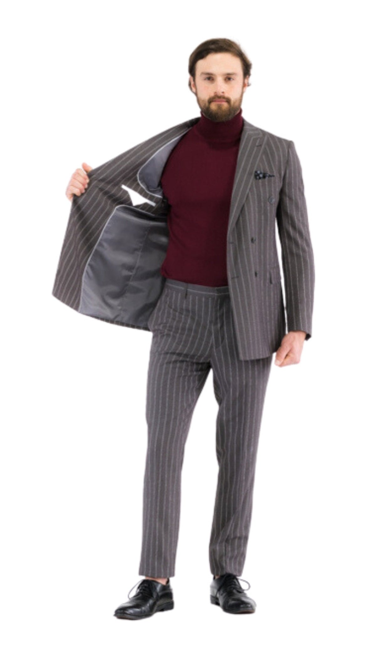 Newbury Peak Lapel Double Breasted Slim Fit Suit