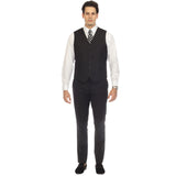 Solo Adjustable Casual & Formal Black Vest